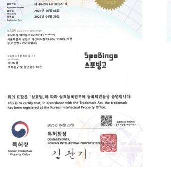 Trademark Certificate